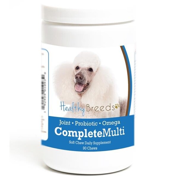 Healthy Breeds 192959010947 Poodle all in one Multivitamin Soft Chew - 90 Count 192959010947 - main
